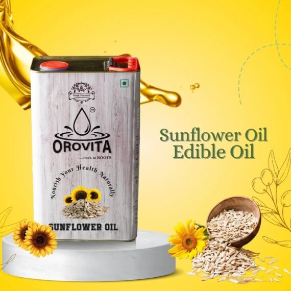 5L Orovita Stone Pressed Sunflower Oil