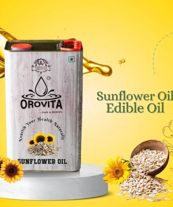 5L Orovita Stone Pressed Sunflower Oil