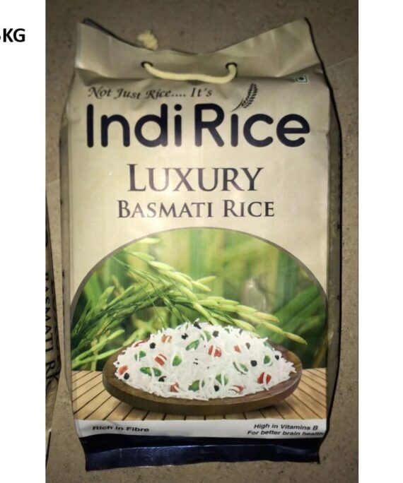 25Kg Indirice Luxury 1121 Steam Basmati Rice